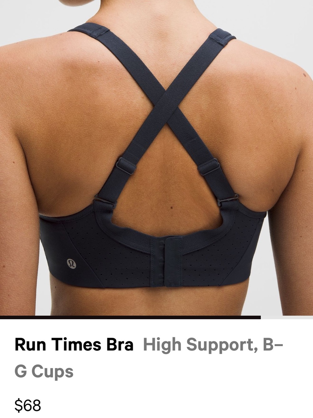 lululemon athletica Perforated Support Sports Bra - Royal Blue - Picture 7 of 11
